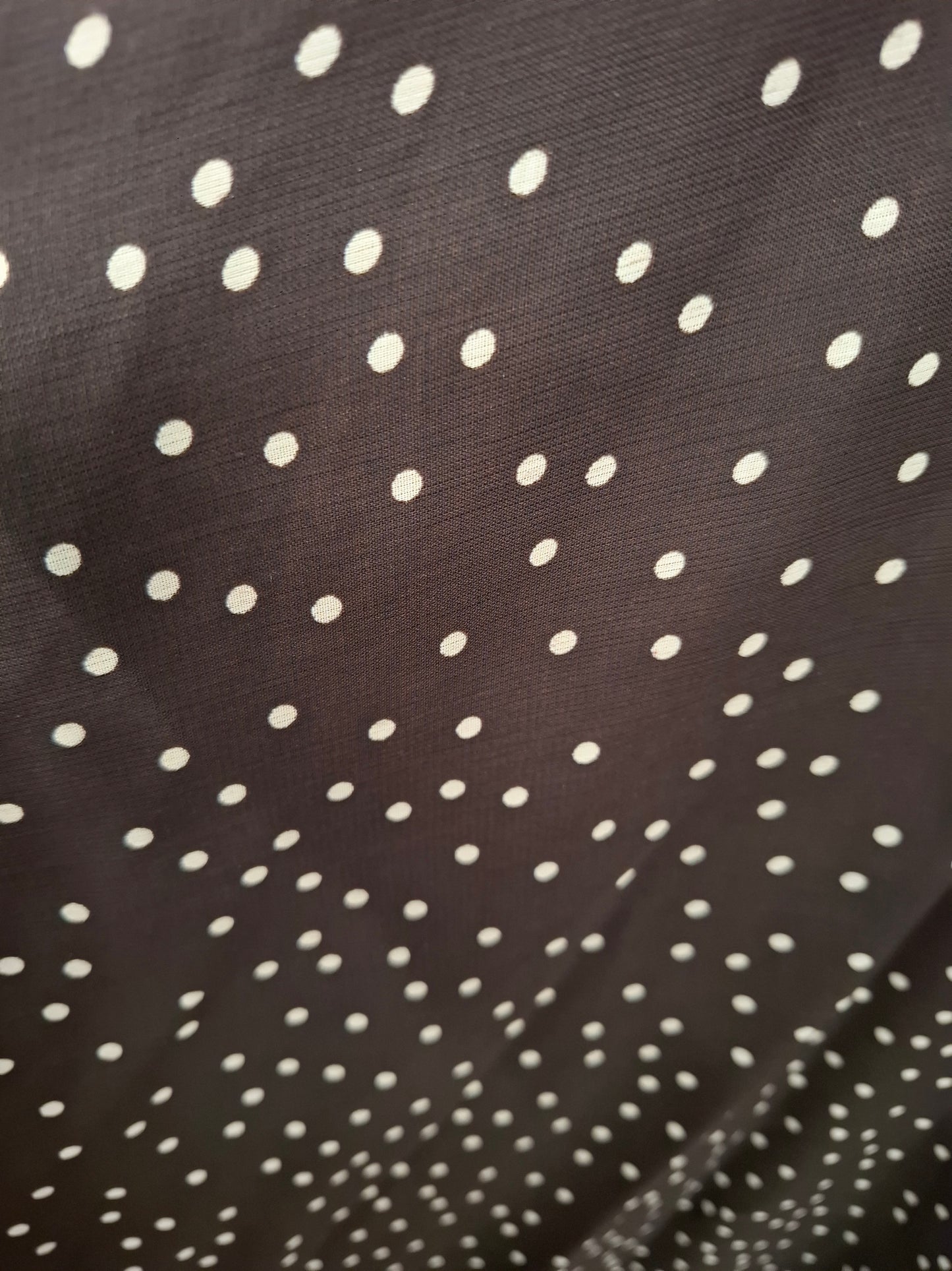 Abito Midi in Chiffon a Pois