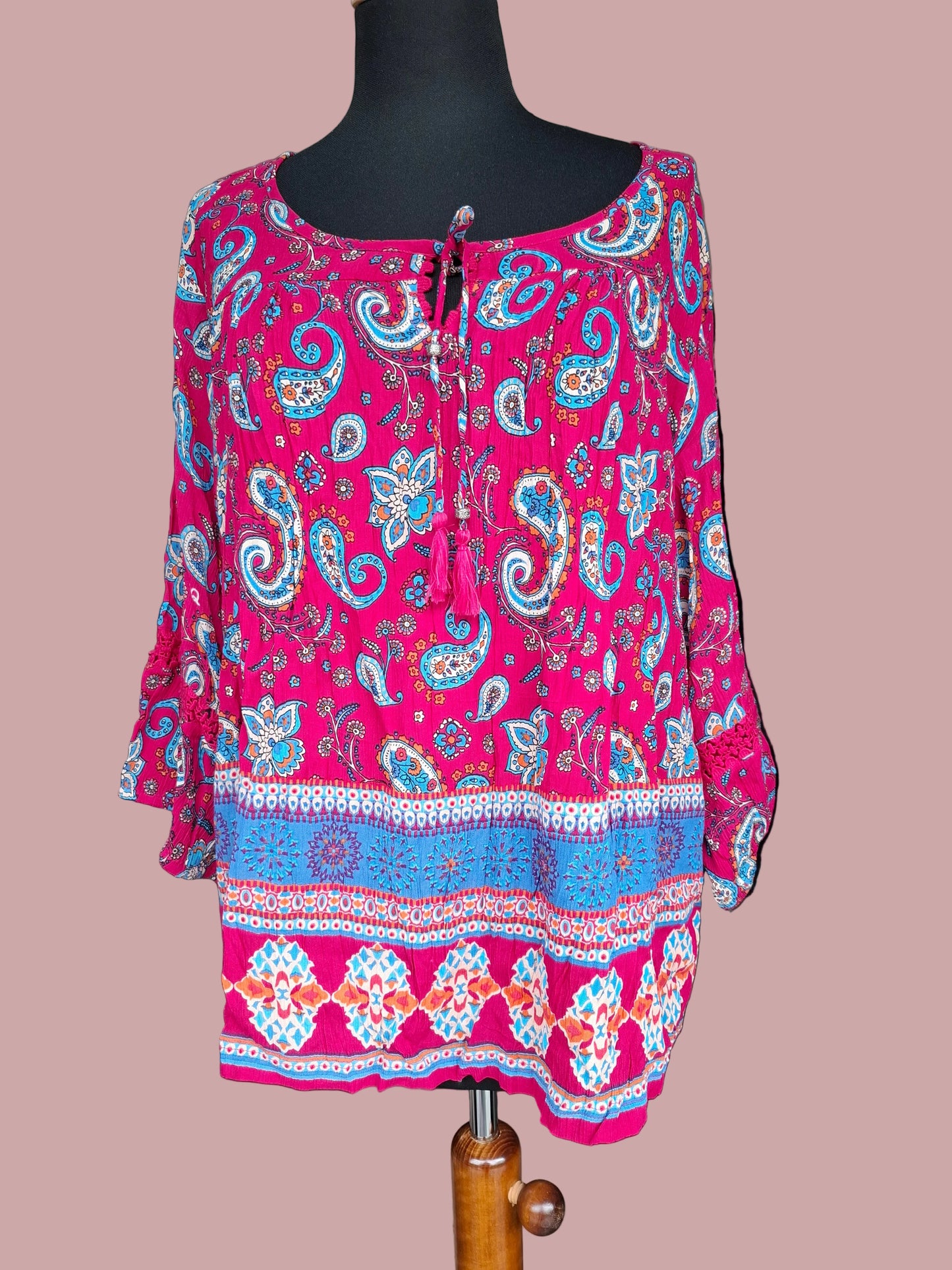 Casacca Boho-Chic in Cotone Organico – Vibes "Mamma Mia!"