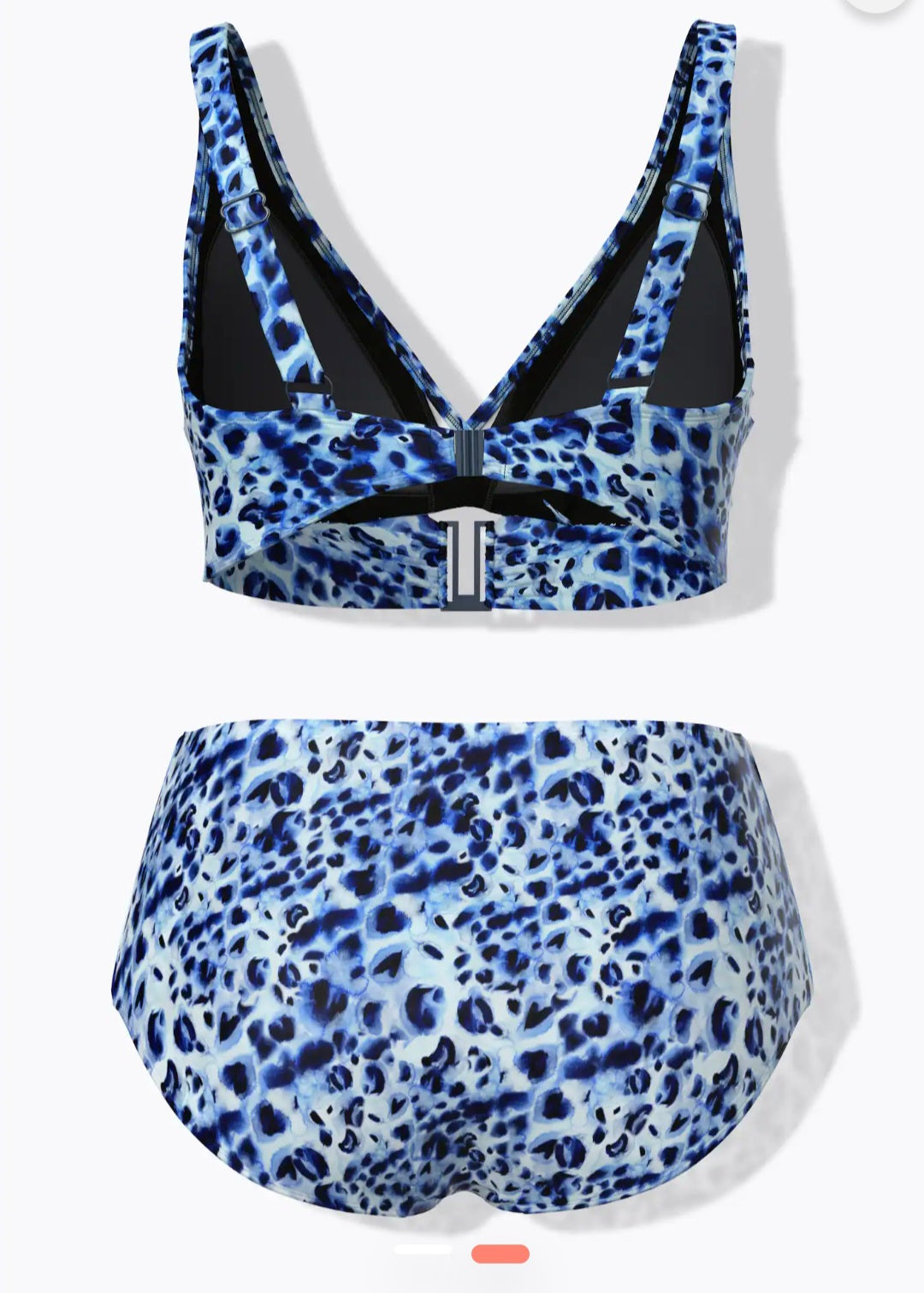 Bikini, fantasia animalier, coppe morbide, spalline regolabili