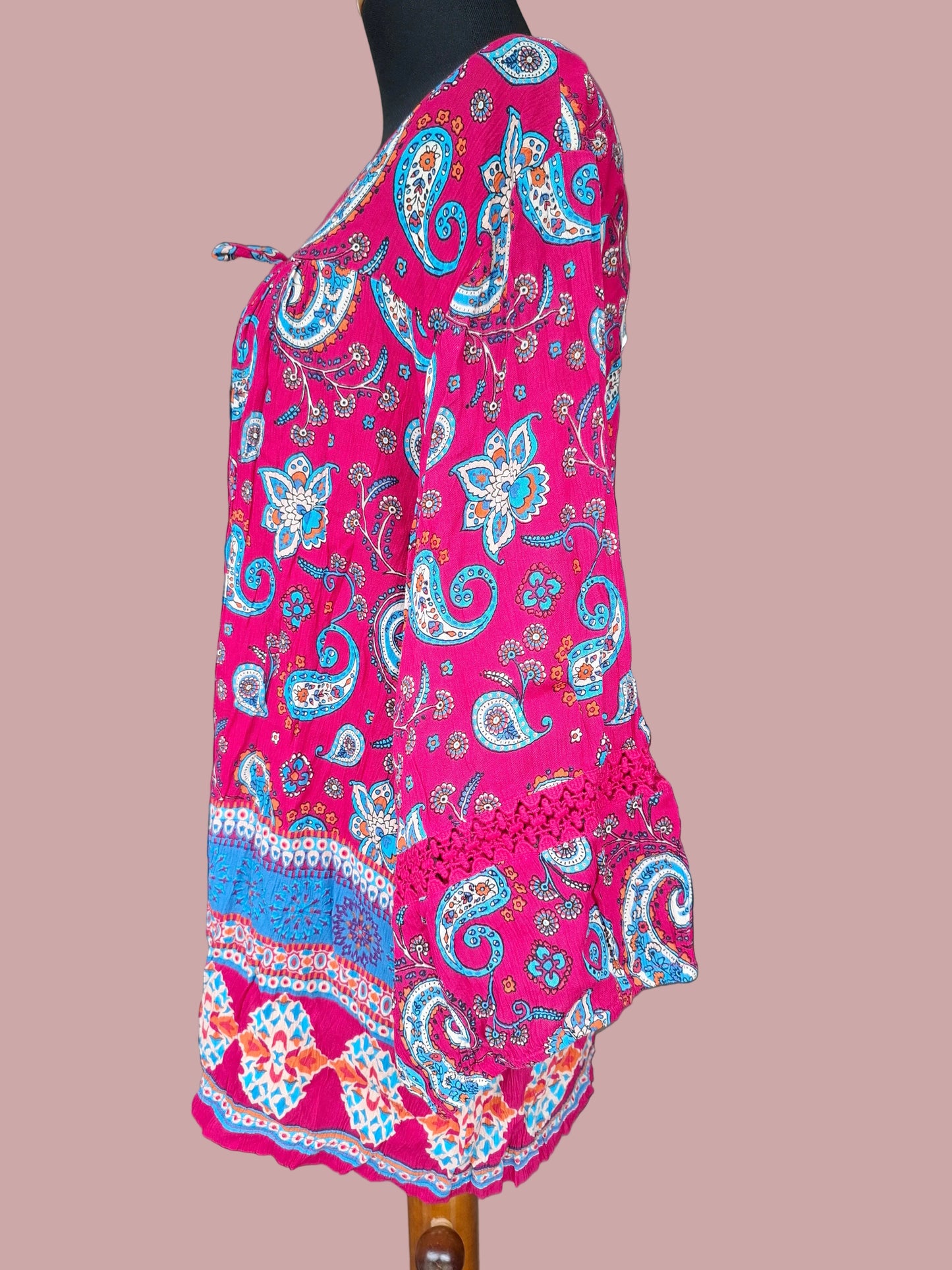 Casacca Boho-Chic in Cotone Organico – Vibes "Mamma Mia!"